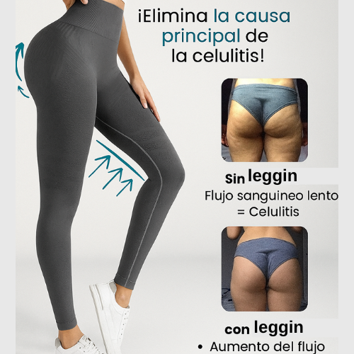 Leggings 3D que moldean y reducen celulitis
